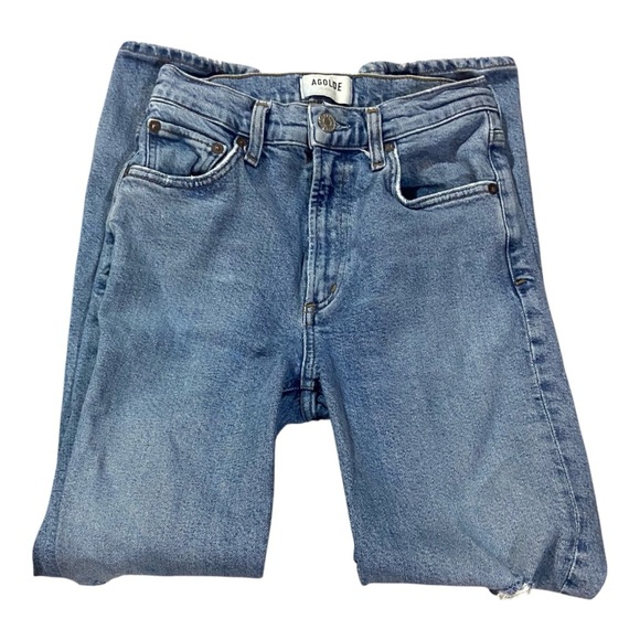 Agolde Wilder Jeans Whiplash Sz 24 A156B-1255 - Picture 5 of 7